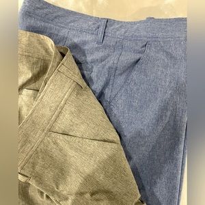 Coolkeep men’s Golf Shorts size 38 1 pair Sky blue plus 1 pair Dove Grey